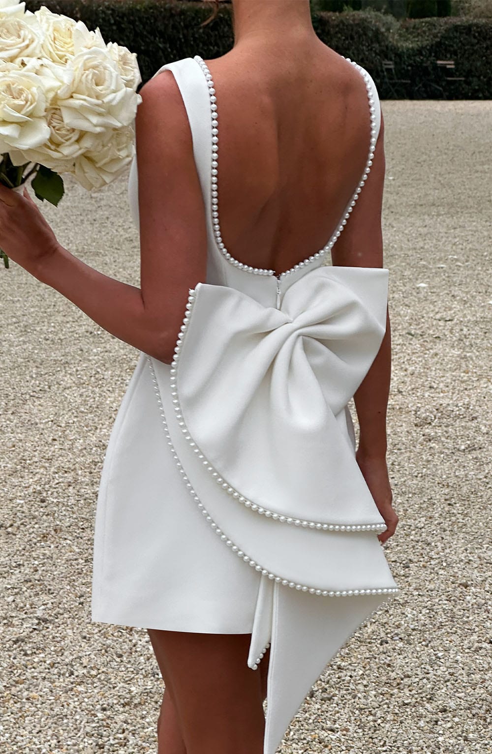 Chloe | Women Wedding Guest Structured Mini Dress