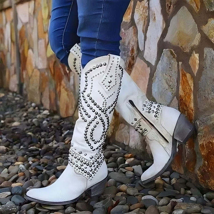 Megan | Women Orthopedic Studded Boots