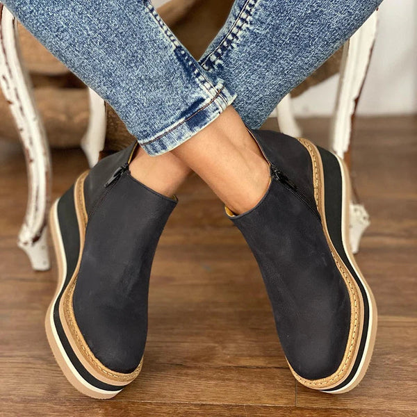 Evelyn | Women’s Orthopedic Platform Ankle Boots