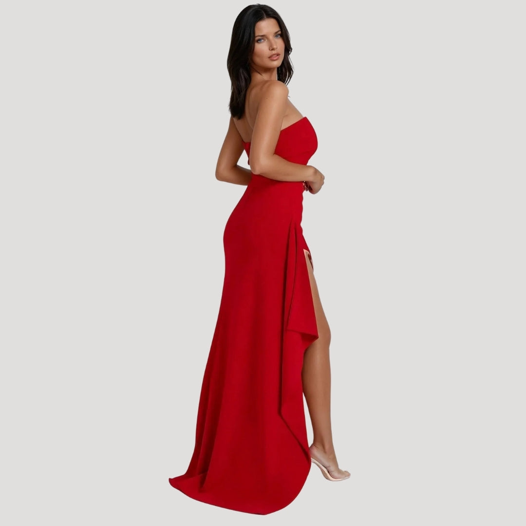 Esme | Women Wedding Guest Strapless Maxi Dress