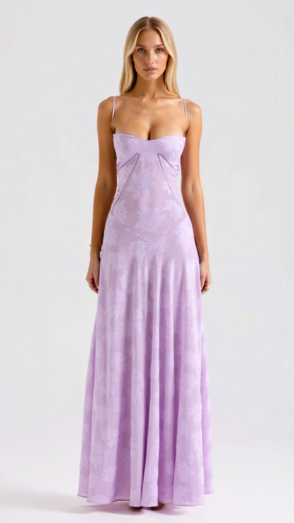 Ashley | Women’s Wedding Guest Slip Maxi Dress