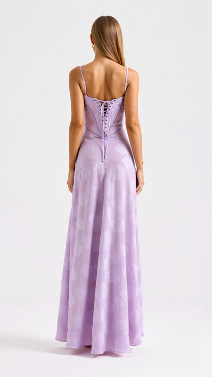 Ashley | Women’s Wedding Guest Slip Maxi Dress