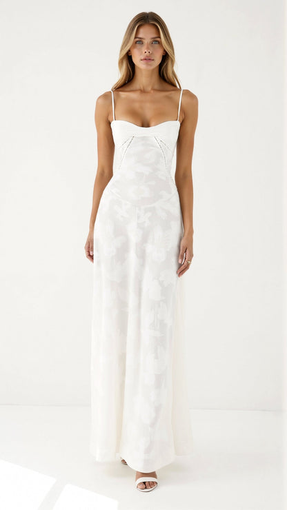 Ashley | Women’s Wedding Guest Slip Maxi Dress