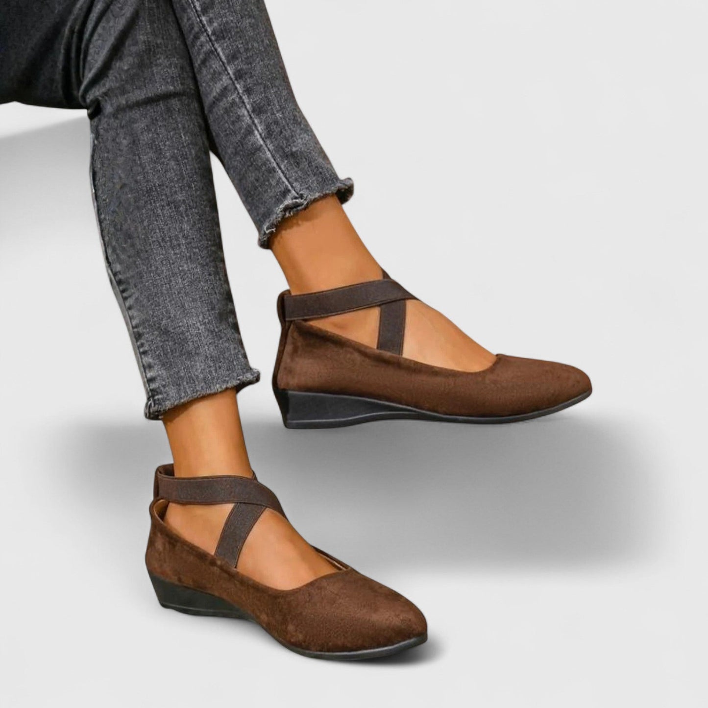 Madeline | Women Orthopedic Cross Strap Shoes