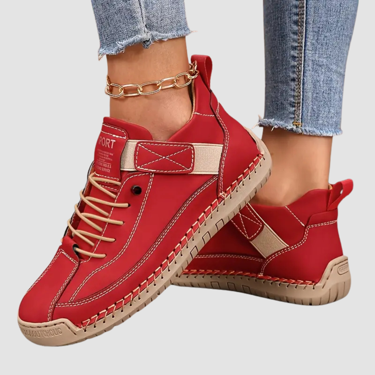 Audrey | Women’s Orthopedic Hook Loop Casual Sneakers