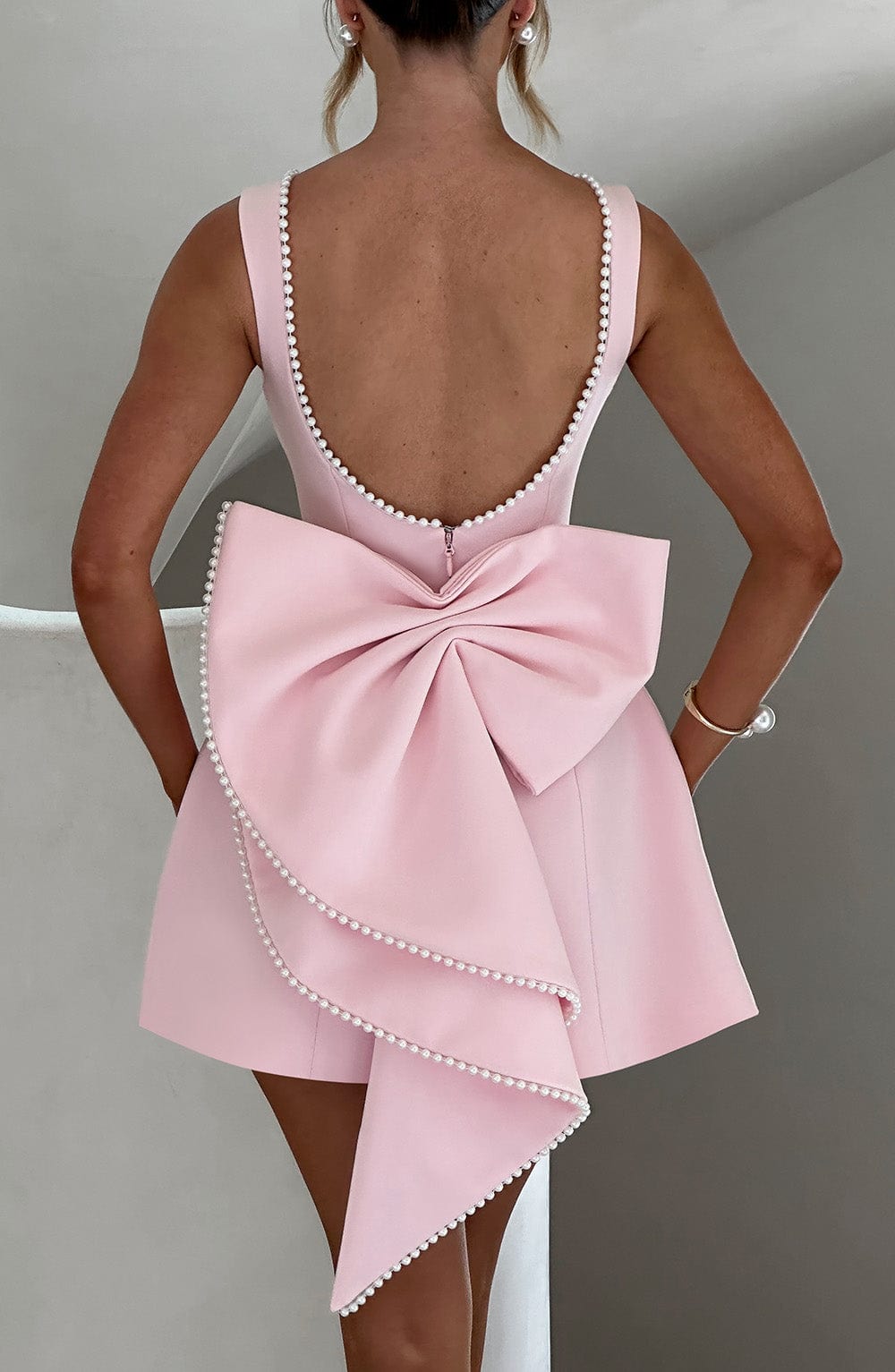 Jacklyn | Women's Wedding Guest Structured Mini Dress