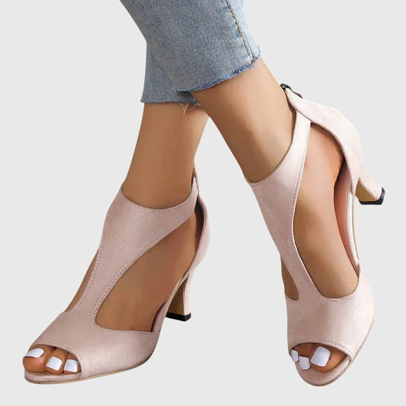 Stella | Women Orthopedic Peep Toe Heels