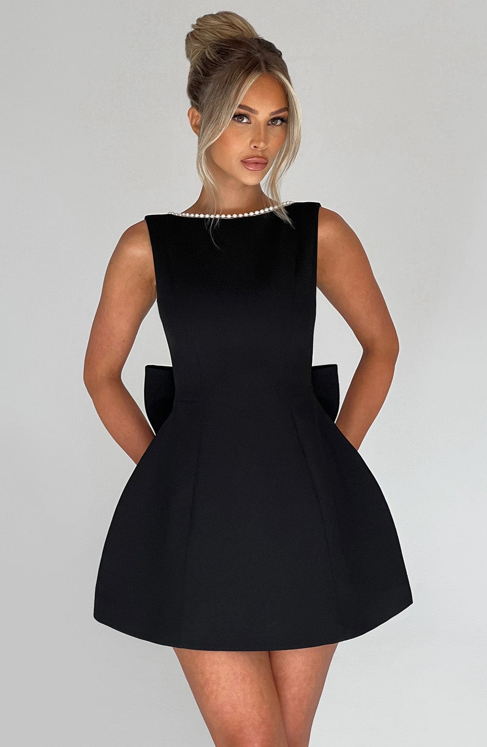 Chloe | Women Wedding Guest Structured Mini Dress