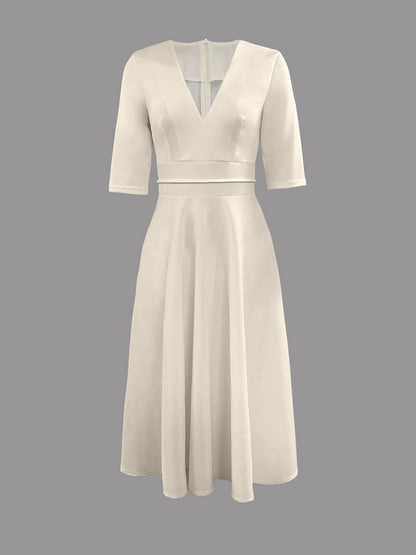 Bonnie | Women Wedding Guest Flared Midi Dress
