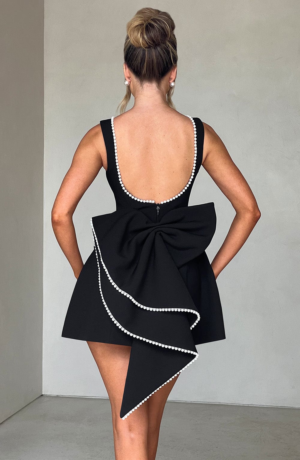 Chloe | Women Wedding Guest Structured Mini Dress