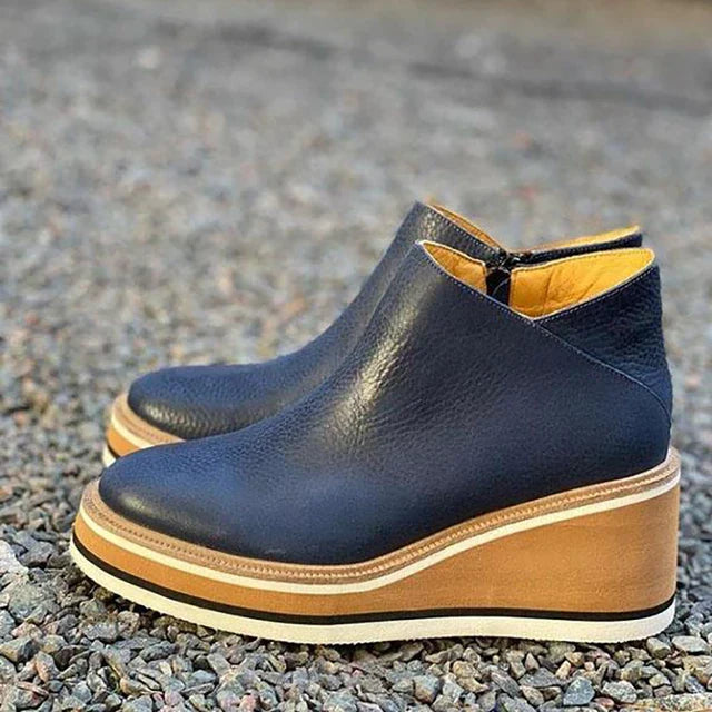 Evelyn | Women’s Orthopedic Platform Ankle Boots