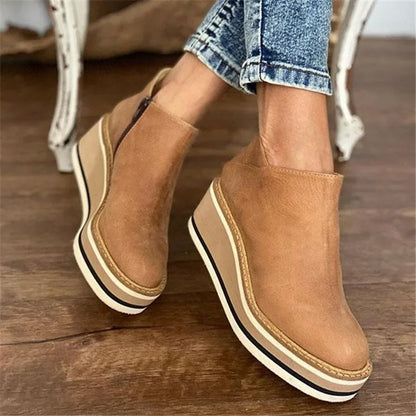 Evelyn | Women’s Orthopedic Platform Ankle Boots
