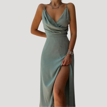 Elsie | Women Wedding Guest Slit Maxi Dress