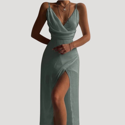 Elsie | Women Wedding Guest Slit Maxi Dress