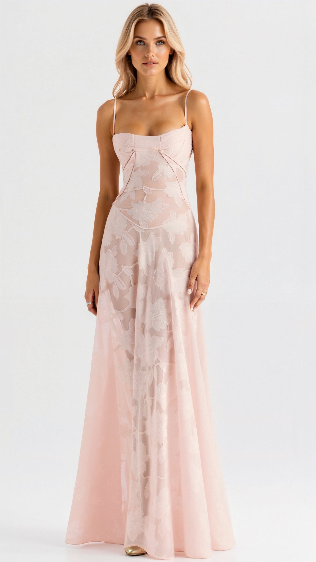 Jenna | Women’s Wedding Guest Dress Bustier Maxi Dress