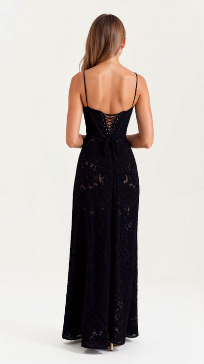 Camille | Women Wedding Guest Bustier Maxi Dress
