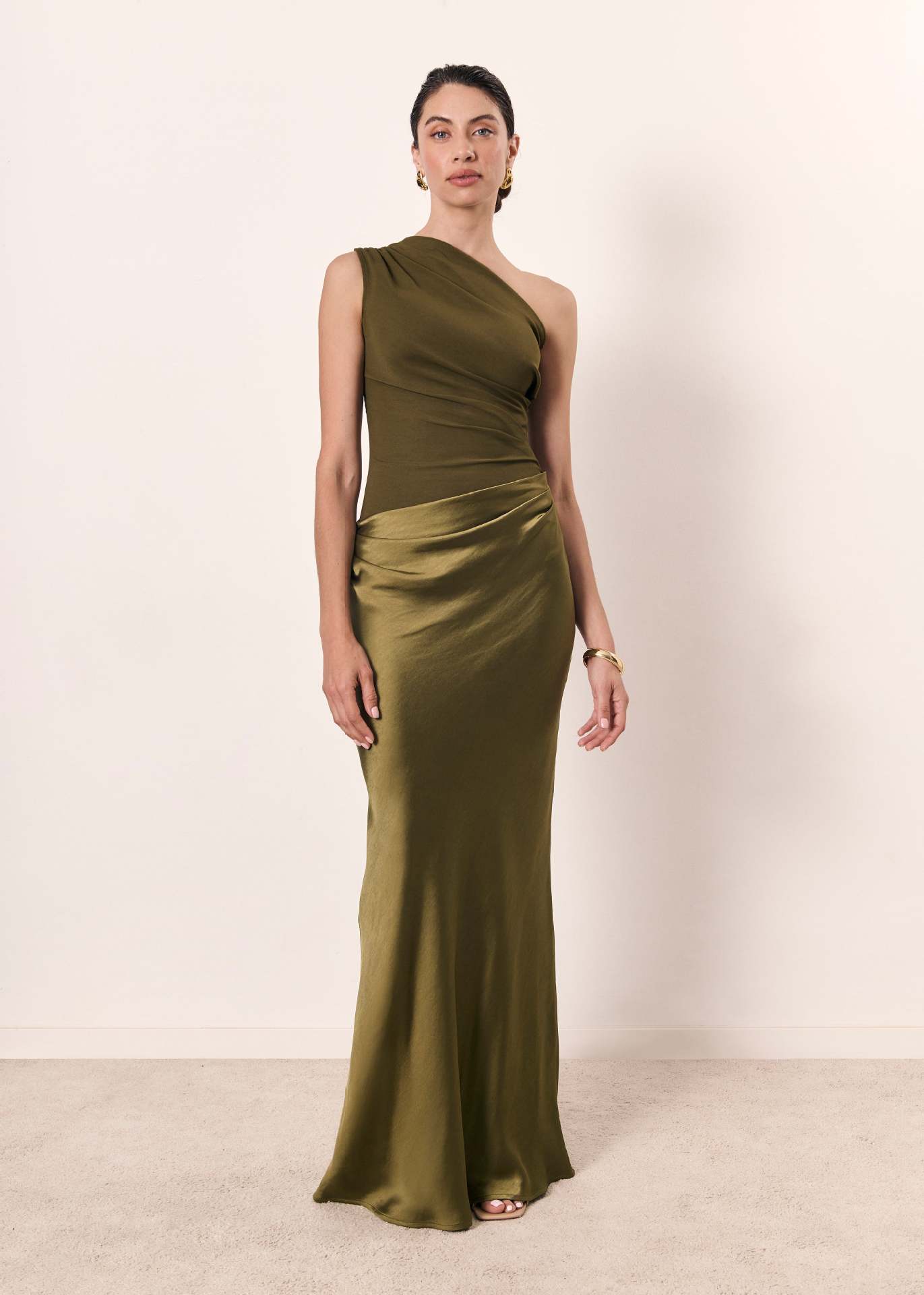 Kimberly | Women Wedding Guest Dress One-Shoulder Evening Dress