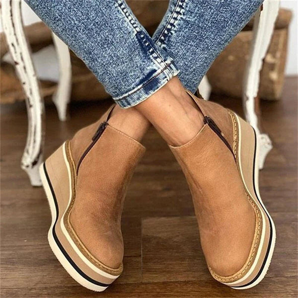 Evelyn | Women’s Orthopedic Platform Ankle Boots