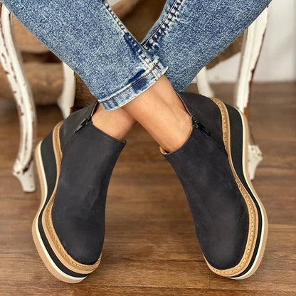 Evelyn | Women’s Orthopedic Platform Ankle Boots