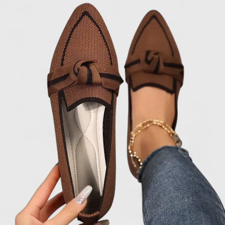Ella | Women’s Orthopedic Pointed Toe Knot Loafers