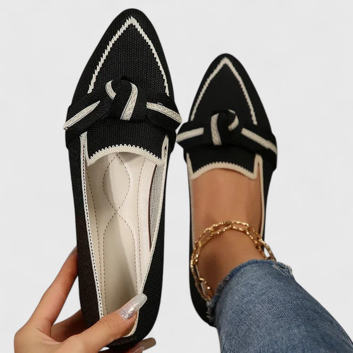 Ella | Women’s Orthopedic Pointed Toe Knot Loafers