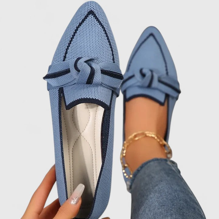 Ella | Women’s Orthopedic Pointed Toe Knot Loafers