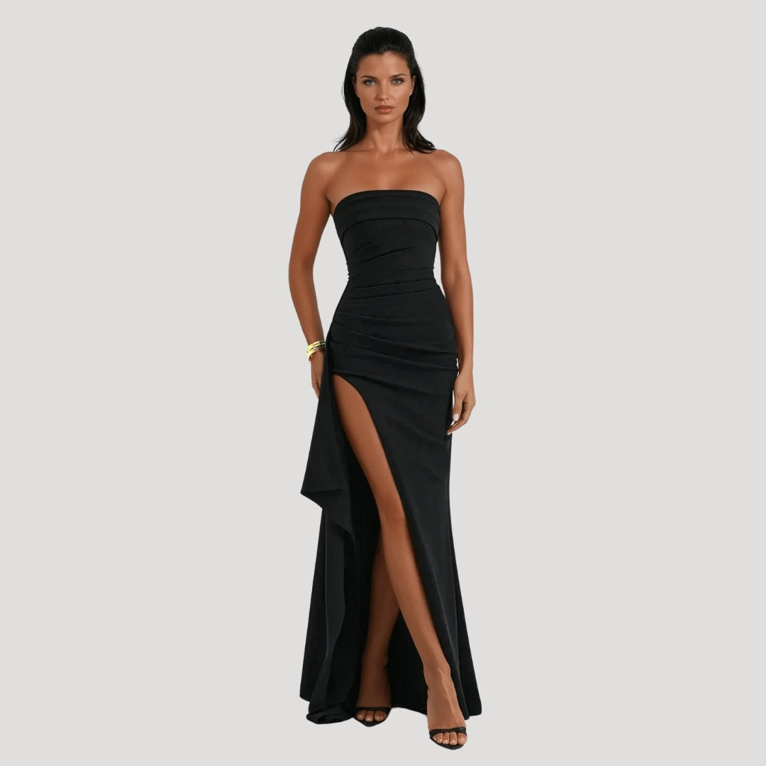 Esme | Women Wedding Guest Strapless Maxi Dress