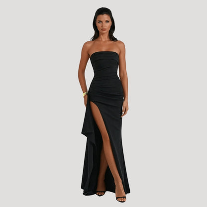 Esme | Women Wedding Guest Strapless Maxi Dress