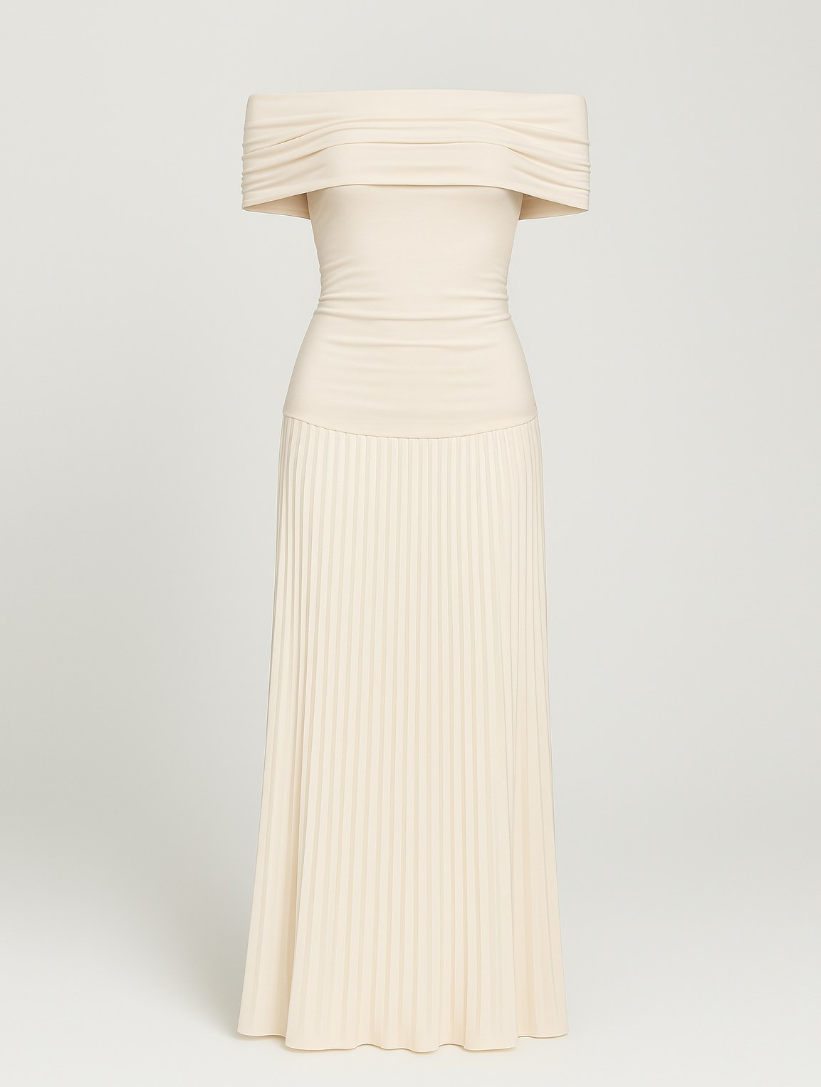 Lauren | Women's Wedding Guest Pleated Maxi Dress