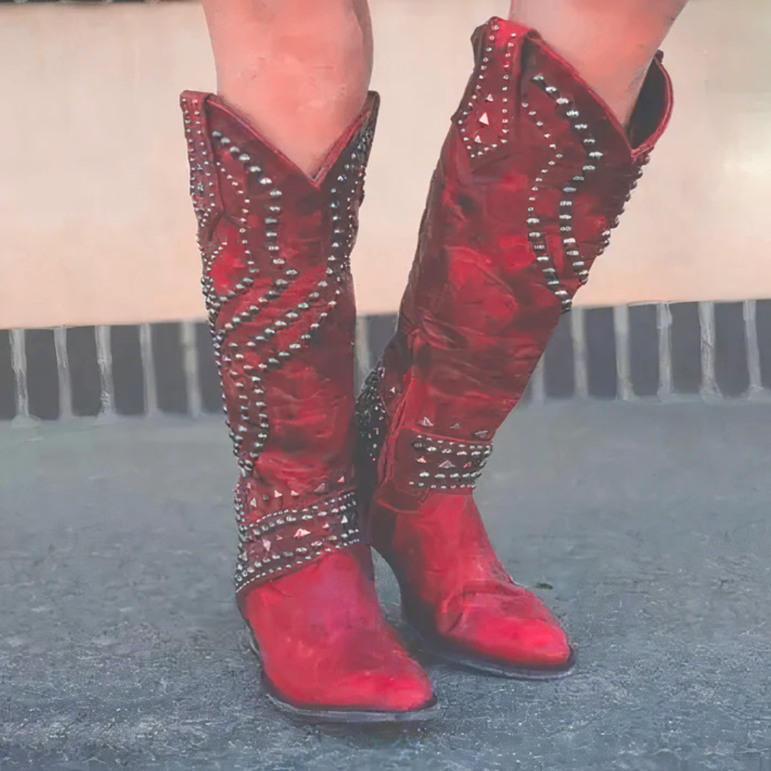 Megan | Women Orthopedic Studded Boots