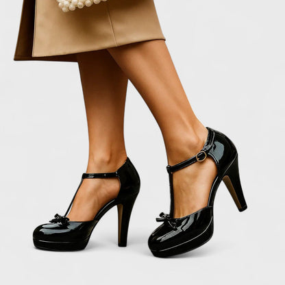 Lydia | Women Orthopedic T-Strap Heels