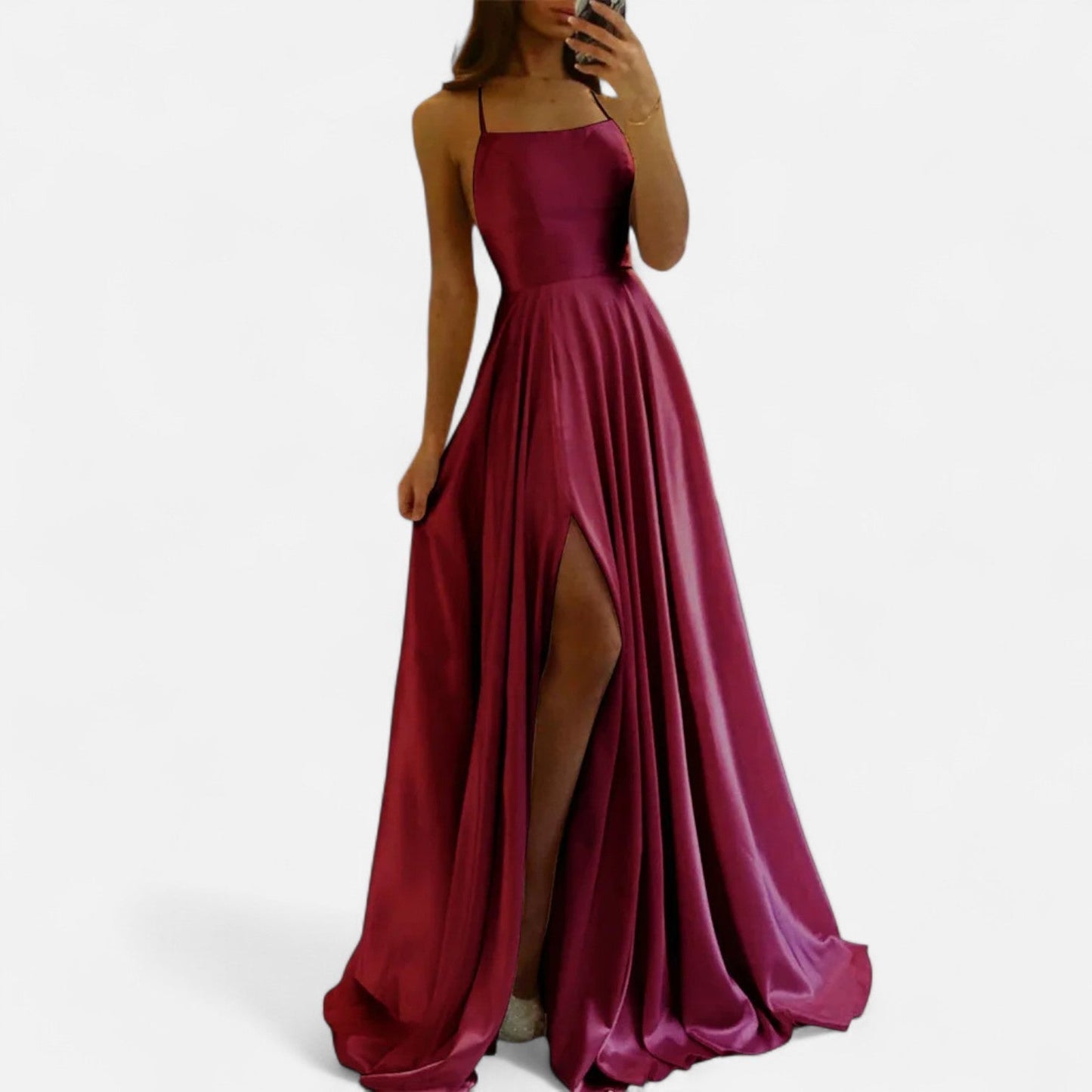 Katherine | Women Wedding Guest Dress Slit Maxi Dress