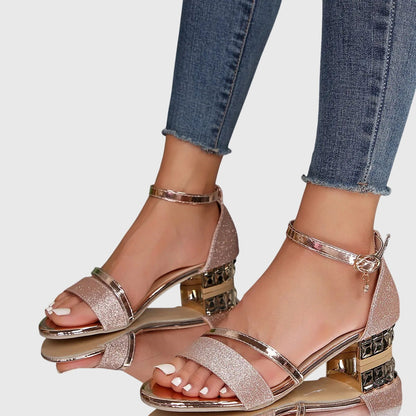 Tessa | Women Orthopedic Ankle Strap Heeled Sandals
