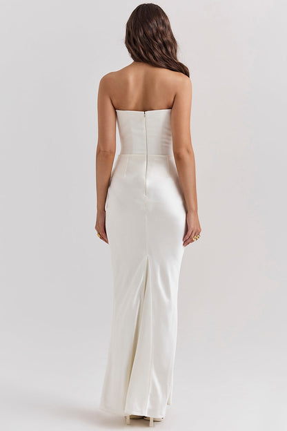 Kayla | Women Wedding Guest Strapless Maxi Dress