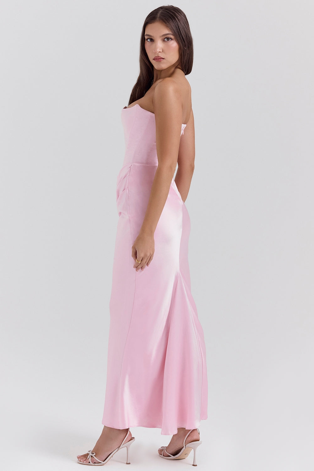 Kayla | Women Wedding Guest Strapless Maxi Dress
