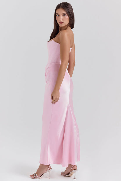 Kayla | Women Wedding Guest Strapless Maxi Dress
