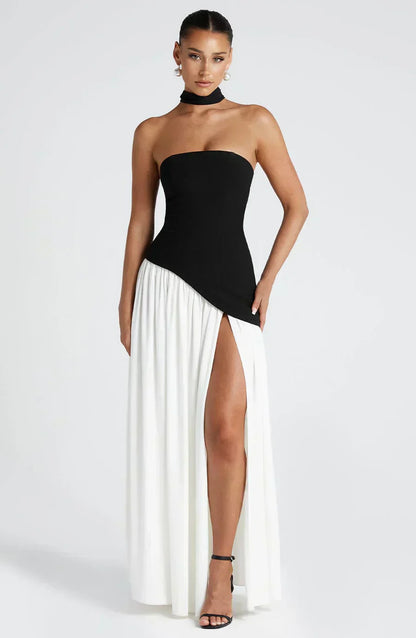 Chloe | Women Wedding Guest Asymmetric Maxi Dress