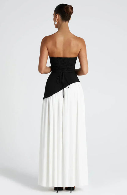 Chloe | Women Wedding Guest Asymmetric Maxi Dress