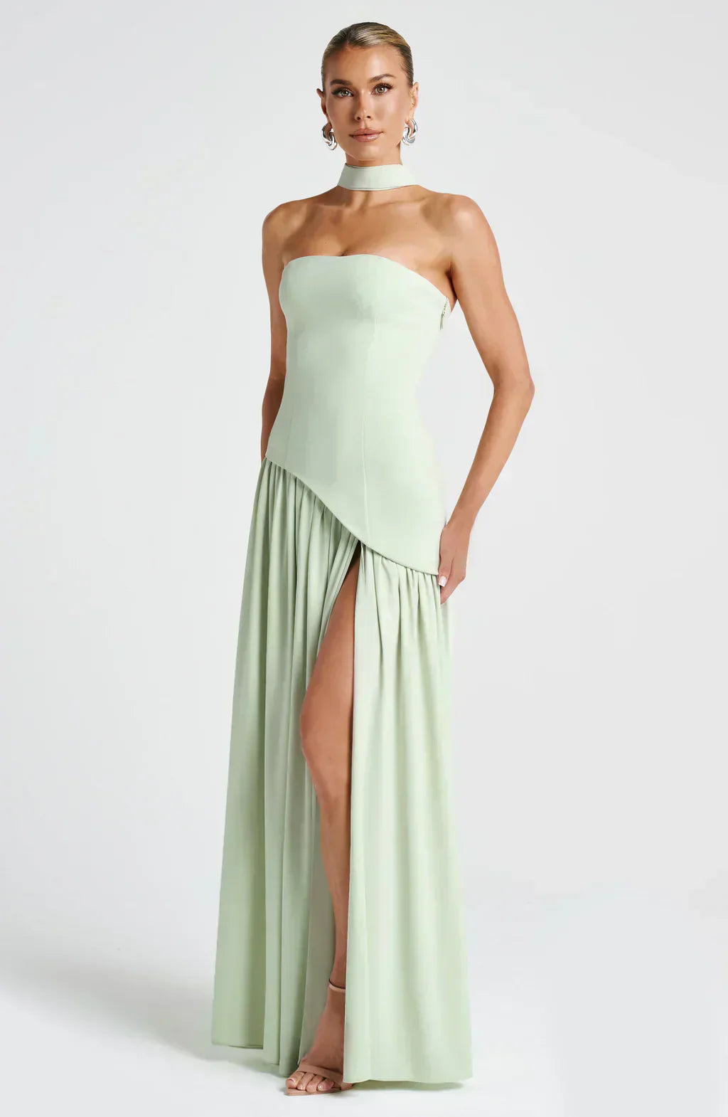 Chloe | Women Wedding Guest Asymmetric Maxi Dress