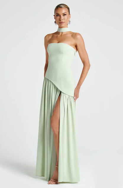 Chloe | Women Wedding Guest Asymmetric Maxi Dress