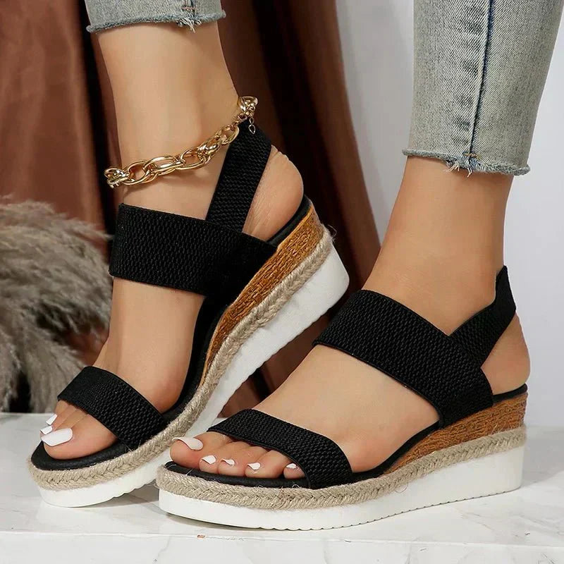 Danielle | Women’s Orthopedic Cross Strap Platform Sandals