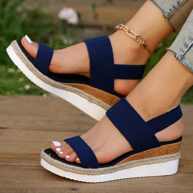 Danielle | Women’s Orthopedic Cross Strap Platform Sandals