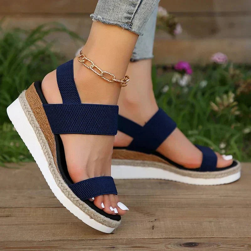 Danielle | Women’s Orthopedic Cross Strap Platform Sandals