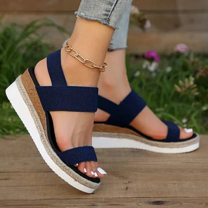 Danielle | Women’s Orthopedic Cross Strap Platform Sandals
