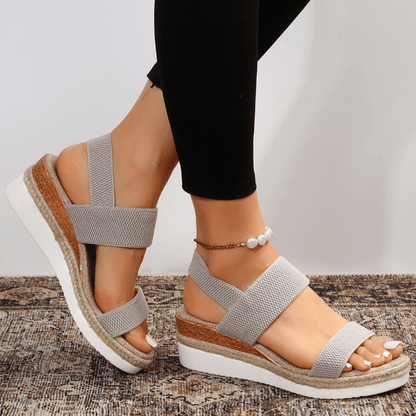 Danielle | Women’s Orthopedic Cross Strap Platform Sandals