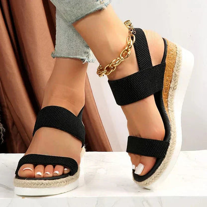 Danielle | Women’s Orthopedic Cross Strap Platform Sandals