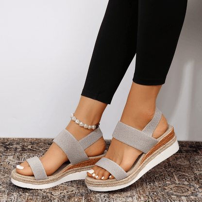 Danielle | Women’s Orthopedic Cross Strap Platform Sandals